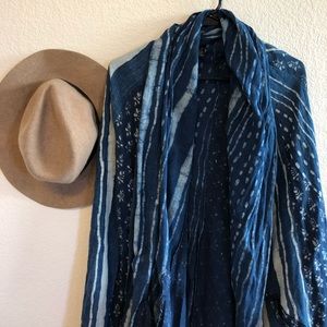 Hand dyed Ecote shawl